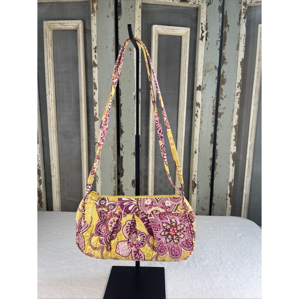 Vera Bradley Bali Gold Mini Crossbody Bag